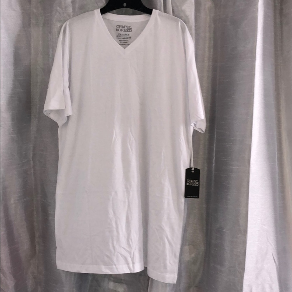 V NECK WHITE T-SHIRTS  ..